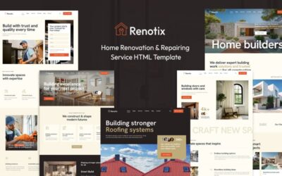 Renotix | Home Renovation & Repairing Services HTML Template.