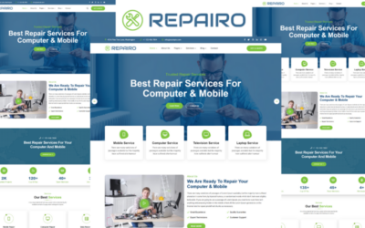 Repairo - Computer & Mobile Repair HTML5 Template