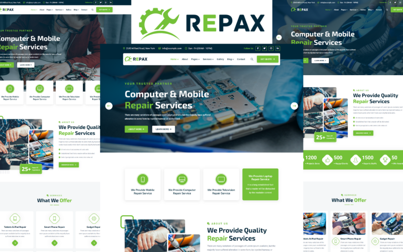 Repax - Computer And Mobile Repair HTML5 Template Repax - Computer And Mobile Repair HTML5 Template