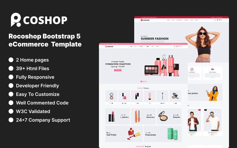 Rocoshop eCommerce Website Template Rocoshop eCommerce Website Template