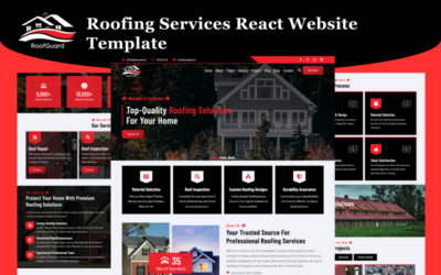 RoofGuard – Roofing Services React Website Template