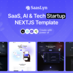 SaasLyn – SaaS, AI & Tech Startup NextJS Template