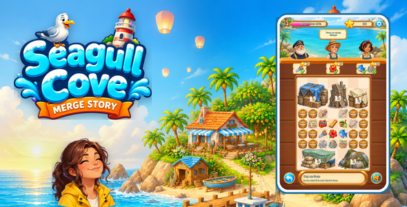 Seagull Cove: Merge | HTML5 Game Seagull Cove: Merge | HTML5 Game