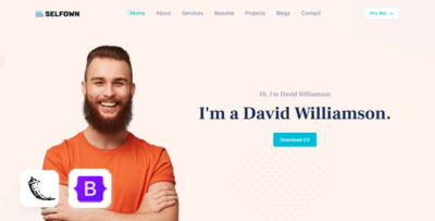 Selfown - Flask Personal Portfolio Template