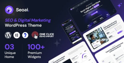 Seoai - Agency & Digital Marketing WordPress Theme