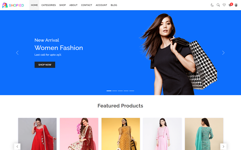 Shopied - Bootstrap eCommerce Website Template Shopied - Bootstrap eCommerce Website Template