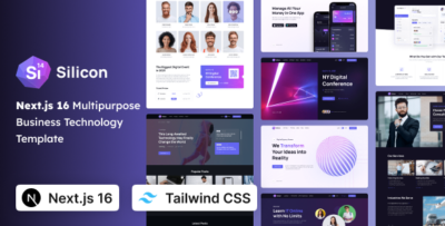 Silicon - Multipurpose Business, SaaS & Technology Tailwind CSS Next Template