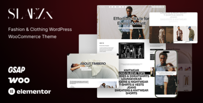 Slaezx - Fashion & Clothing Shop WooCommerce WordPress Theme with GSAP Animations