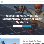 Solar Wind Energy Html Website Template