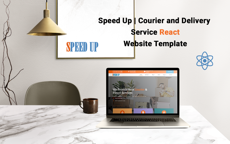 Speed Up| Courier and Delivery Service React Website Template Speed Up| Courier and Delivery Service React Website Template