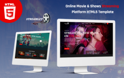 Streamlet Video Streaming HTML5 Template