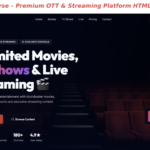 StreamVerse – Premium OTT & Streaming Platform HTML Template
