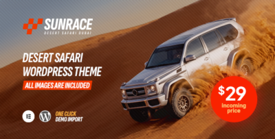 Sunrace - Desert Safari WordPress Theme