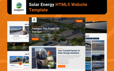Sunspot - Solar Energy React Website Template