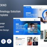 Teckno -  IT  &  Technology Solution Multipurpose Website Template