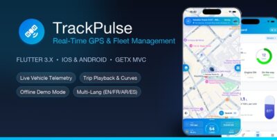 TrackPulse | Real-Time GPS Tracking and Fleet Management App (iOS and Android)