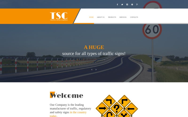 Traffic School Responsive Website Template Traffic School Responsive Website Template