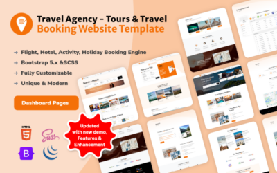 Travel Agency - Tours & Travel Booking Website Template