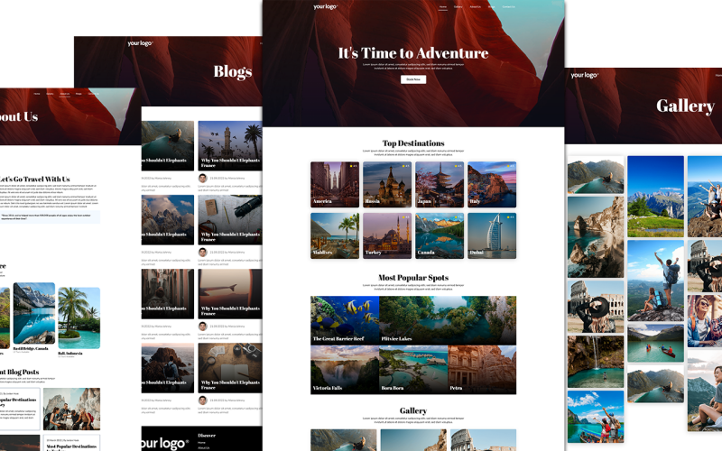 Travel App Bootstrap 5 Template Travel App Bootstrap 5 Template