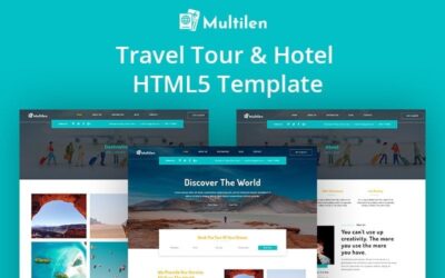 Travel Tour and Hotel Booking Bootstrap HTML5 Website Template
