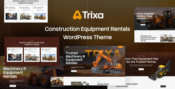Trixa – Construction Equipment Rentals WordPress Theme Trixa – Construction Equipment Rentals WordPress Theme