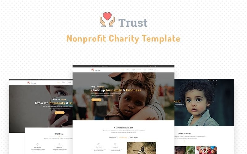 Trust – Nonprofit Charity Website Template Trust – Nonprofit Charity Website Template