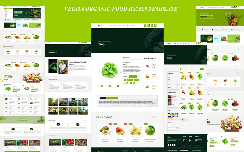 Vegita Organic Food Html5 Template Vegita Organic Food Html5 Template