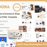 Vendora - Big Marketplace Multipurpose eCommerce Store Shop HTML Template