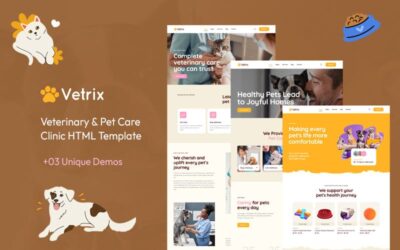 Vetrix | Veterinary & Pet Care Clinic HTML5 Template