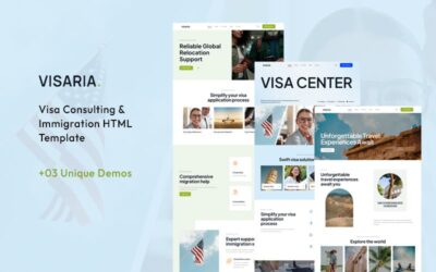 Visaria | Immigration Visa Center & Travel Agency HTML Template