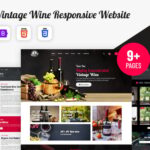 Vwine - Online wine shop React JS Website Template