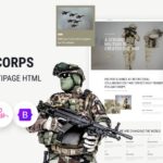 WarCorps - Military Service & Army HTML5 Template