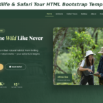 WildSafari – Wildlife & Safari Tour HTML Bootstrap Template
