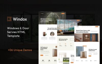 Windox | Window & Door Services HTML Template