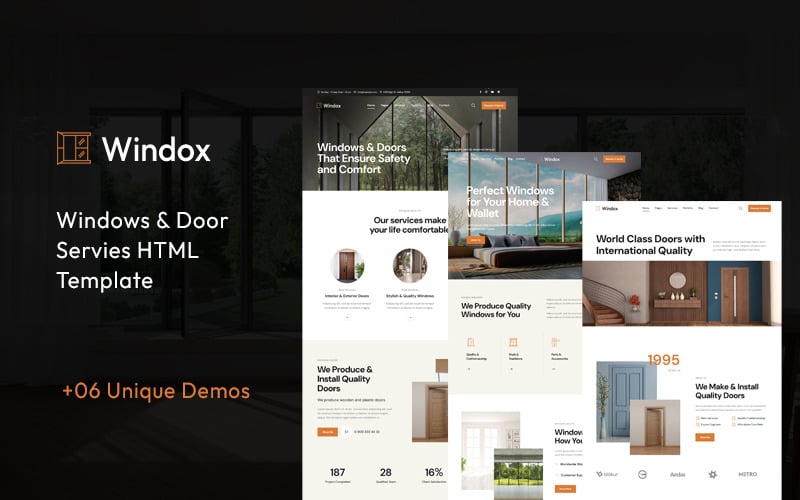 Windox | Window & Door Services HTML Template Windox | Window & Door Services HTML Template
