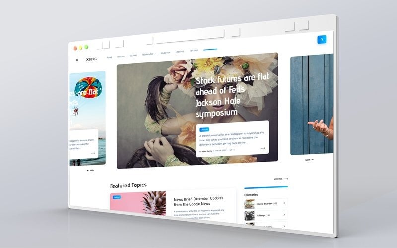 Xberg Blog Magazine HTML Template Xberg Blog Magazine HTML Template