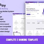 XPay - Mobile Banking E Wallet Platform HTML Template