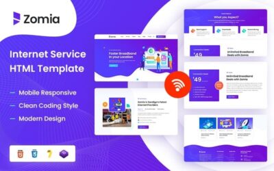 Zomia - ISP and Internet Service Bootsrtap HTML5 Website Template