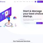 Zomia Startup Agency Bootstrap HTML5 Website Template